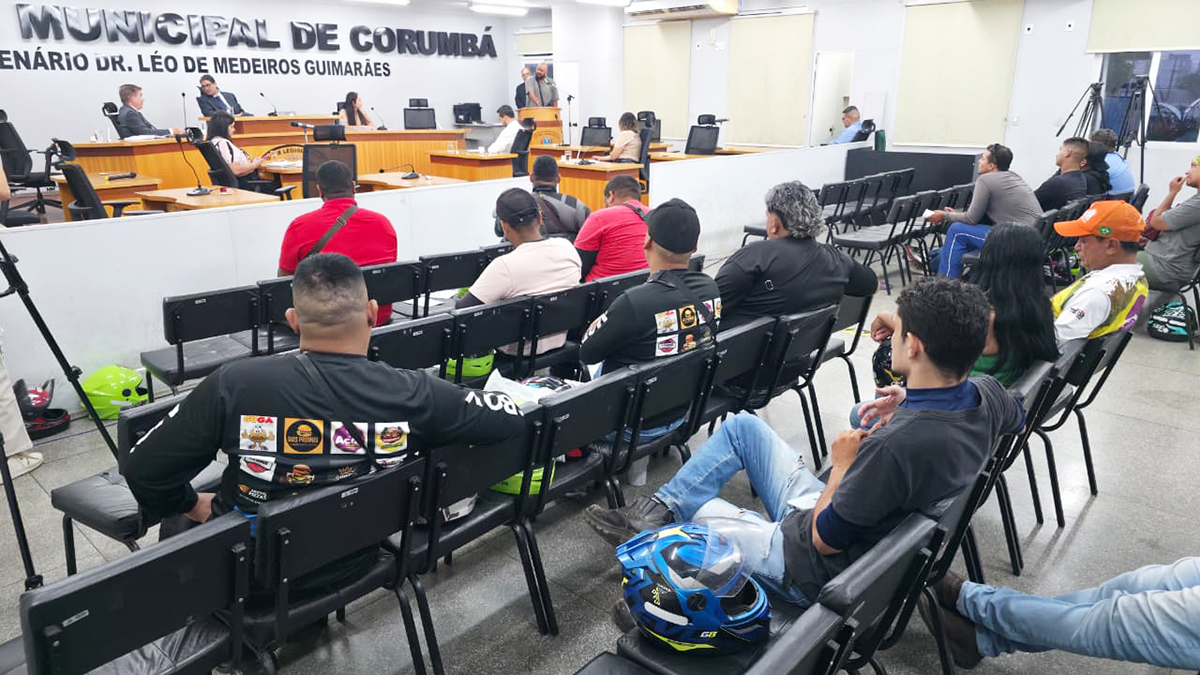 Corumb&aacute; inicia processo para regulamentar transporte de passageiros e entrega por motos via aplicativo 