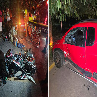 Motociclista &eacute; socorrido inconsciente ap&oacute;s colis&atilde;o contra ve&iacute;culo em Corumb&aacute;