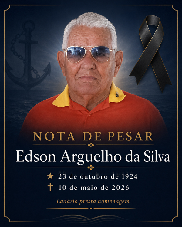 Lad&aacute;rio se despede de Edson Arguelho da Silva, veterano mais longevo dos Fuzileiros Navais