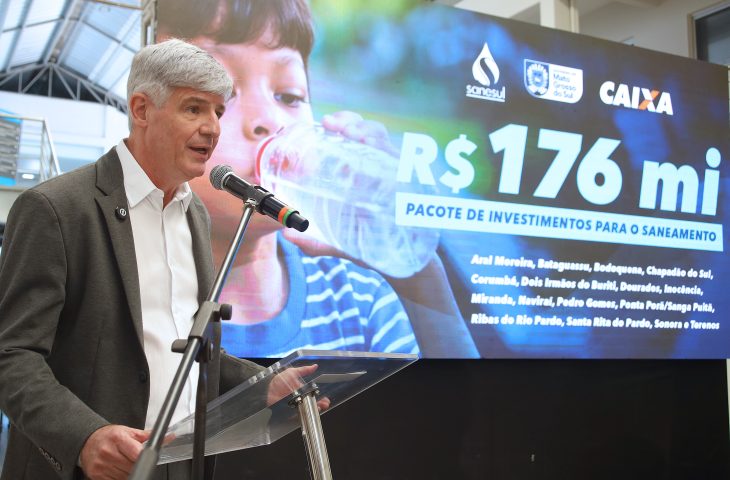 Governo de MS anuncia R$ 176 milh&otilde;es para ampliar e modernizar abastecimento de &aacute;gua em 16 cidades