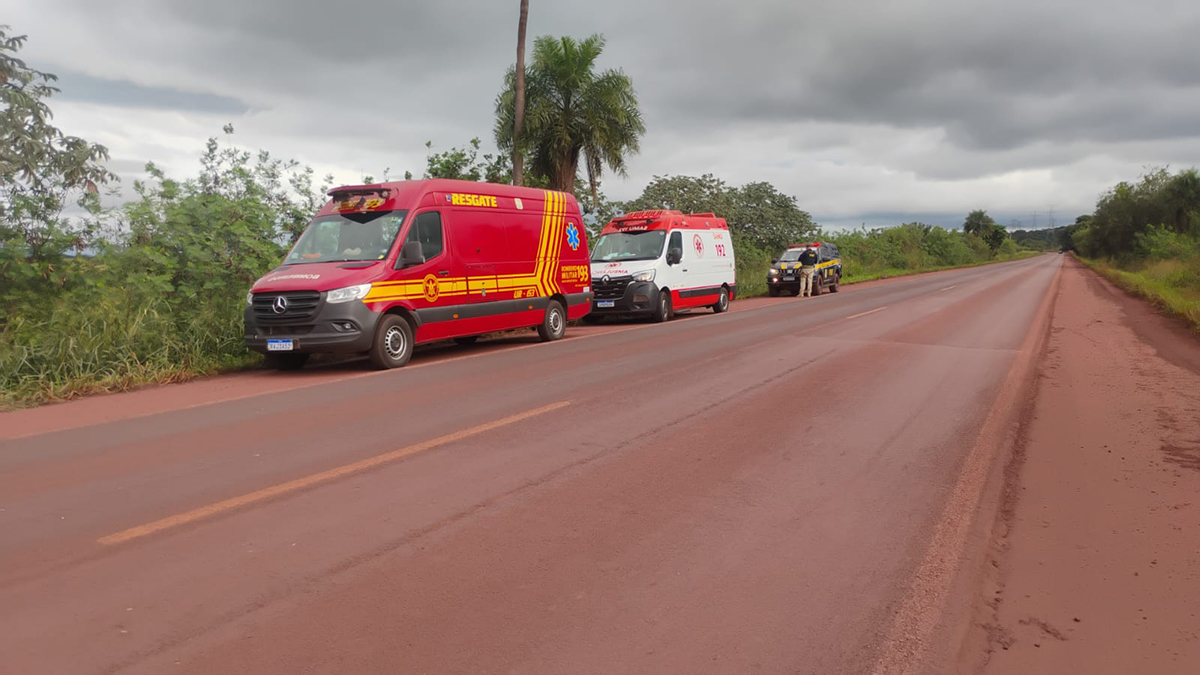 Motociclista perde a vida ap&oacute;s sair da pista na BR-262 e parar em meio &agrave; vegeta&ccedil;&atilde;o em Corumb&aacute;