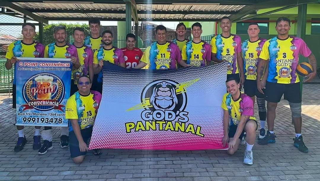 Com identidade refor&ccedil;ada com a on&ccedil;a-pintada e hino oficial, Pantanal God&rsquo;s lan&ccedil;a nova campanha para o voleibol sul-mato-grossense