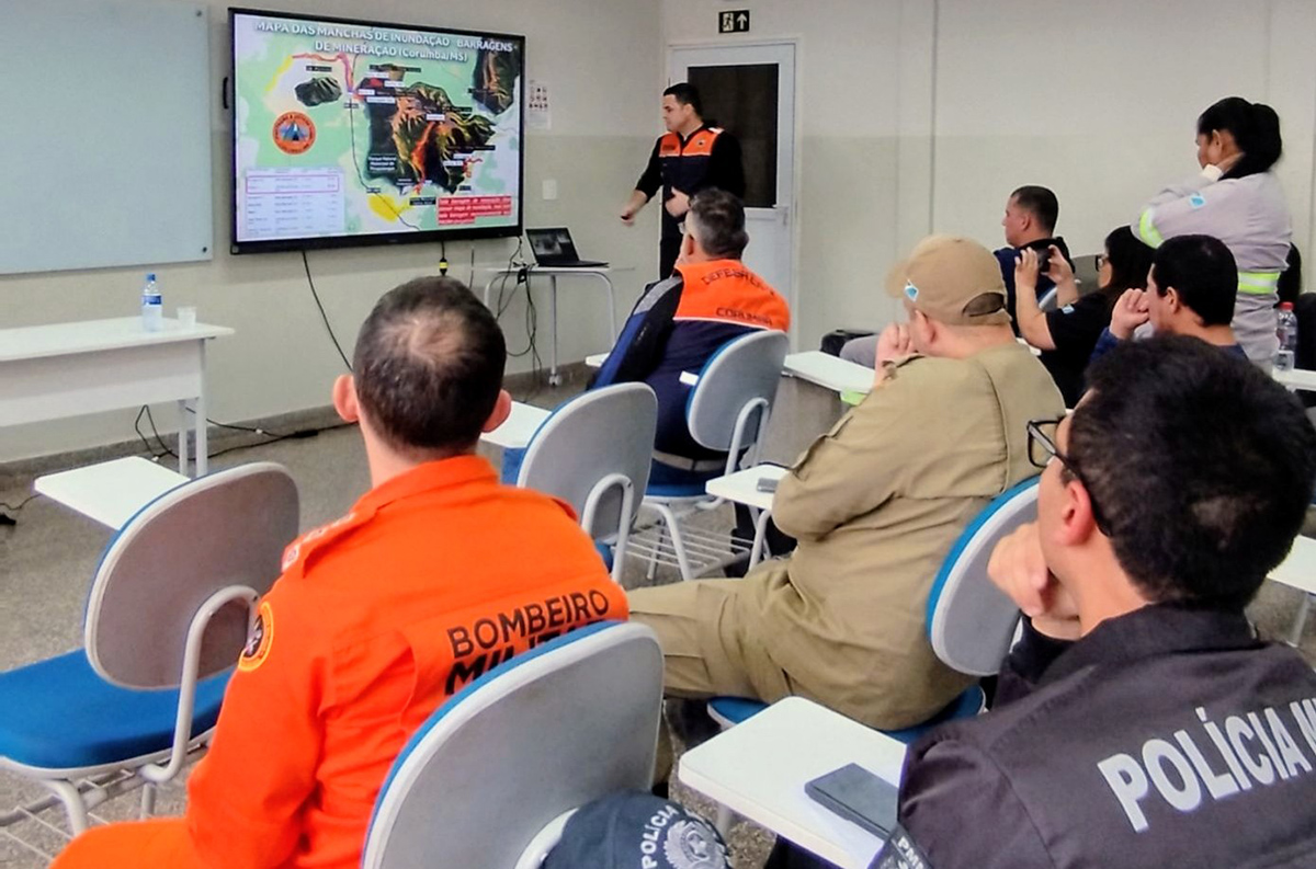 Prefeitura de Corumb&aacute; realiza a&ccedil;&otilde;es e simulados de emerg&ecirc;ncia em barragens de minera&ccedil;&atilde;o
