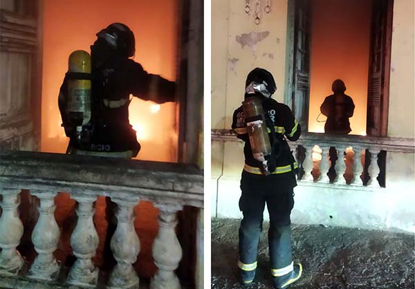 Im&oacute;vel abandonado no centro de Corumb&aacute; utilizado por usu&aacute;rios de drogas e mais uma vez alvo de inc&ecirc;ndio 