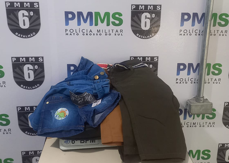 Polícia Militar prende dois homens por furto qualificado em feira livre de Corumbá e recupera itens subtraídos
