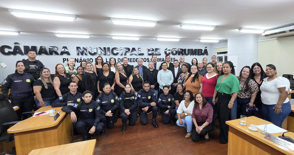 Ato na C&acirc;mara de Corumb&aacute; marca dia e abertura da Semana de Combate ao Feminic&iacute;dio no munic&iacute;pio 