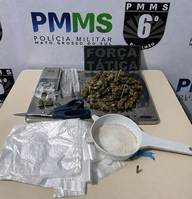 Pol&iacute;cia Militar desarticula ponto de tr&aacute;fico no Conjunto Padre Ernesto Sassida e refor&ccedil;a seguran&ccedil;a em Corumb&aacute;