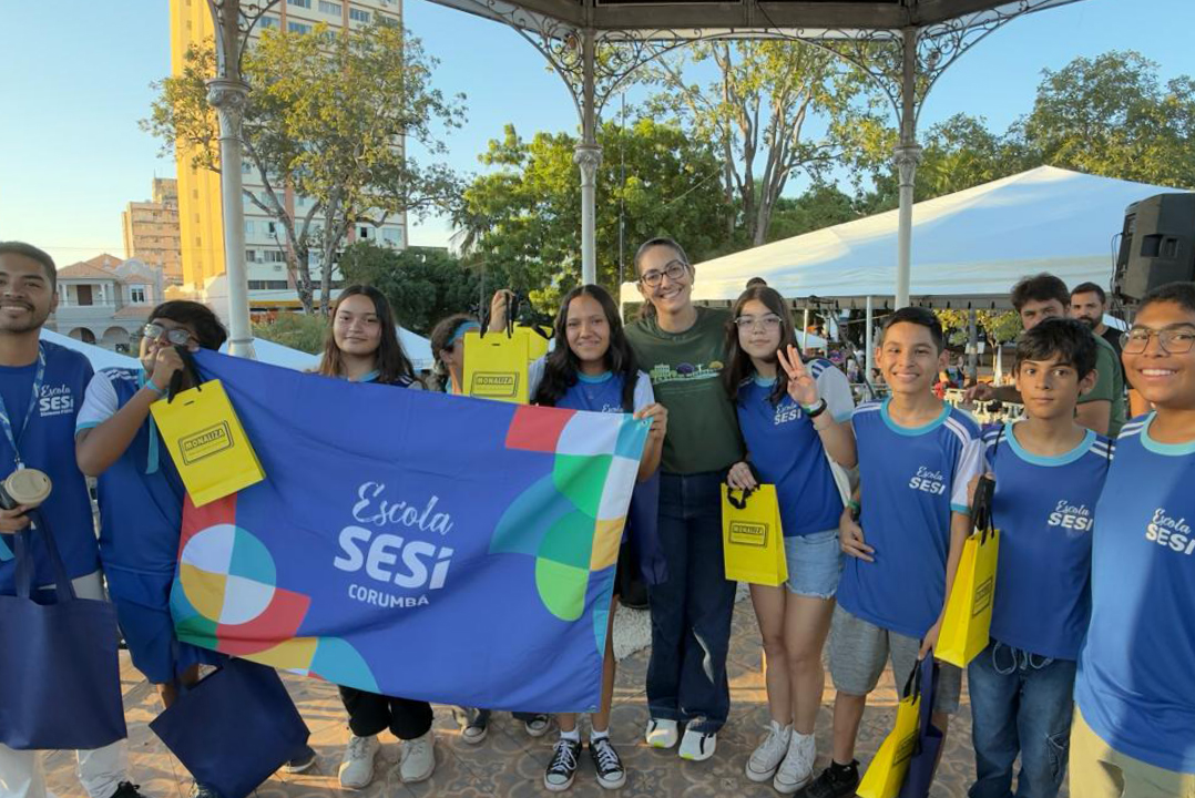 Gincana Sustent&aacute;vel mobiliza estudantes e garante plantio de mais de 200 mudas em Corumb&aacute;