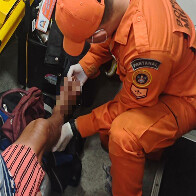 Bombeiros atende idosa v&iacute;tima de ataque de cobra as margens do Rio Paraguai no Porto da Manga em Corumb&aacute;