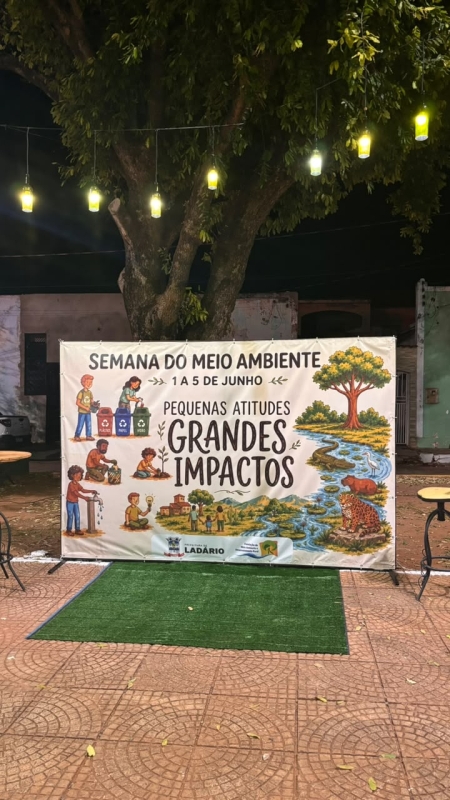 Lad&aacute;rio promove Semana do Meio Ambiente com a&ccedil;&otilde;es de educa&ccedil;&atilde;o ambiental, sustentabilidade e participa&ccedil;&atilde;o da comunidade