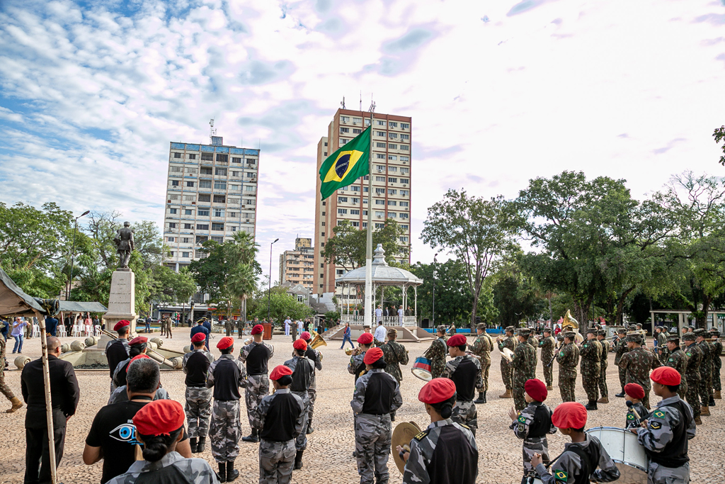 Retomada de Corumb&aacute; completa 159 anos com solenidade na Pra&ccedil;a da Independ&ecirc;ncia