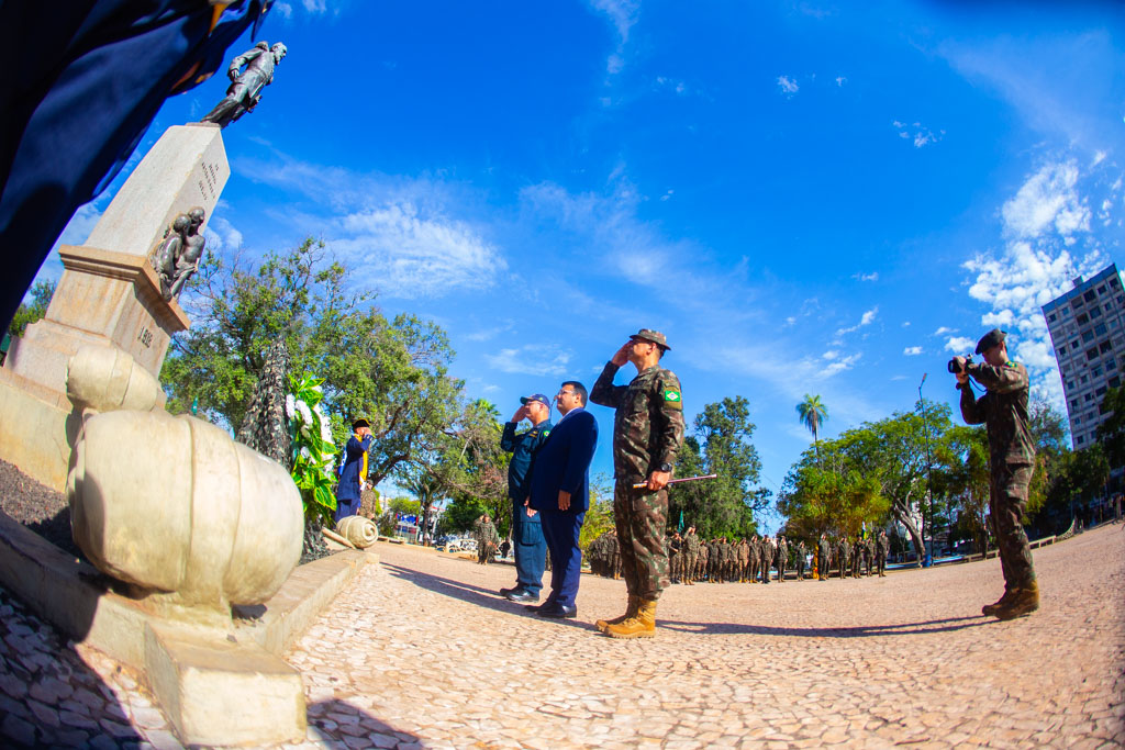 Corumbá celebrou 159 anos da Retomada com solenidade na Praça da Independência