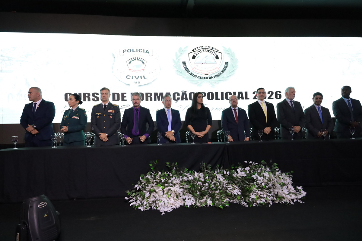 Governo do Estado forma 447 novos policiais civis para reforçar a segurança pública de MS
