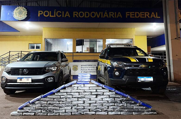 Militar da reserva da Marinha que seguia de Corumbá para Campo Grande foi detido com 110 kg de cocaína