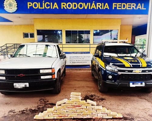 PRF apreende 53 Kg de coca&iacute;na escondida em tanque de combust&iacute;vel em camionete que saiu de Corumb&aacute;