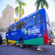 Prefeitura de Corumb&aacute; recebe micro-&ocirc;nibus para fortalecer transporte de pacientes da Sa&uacute;de