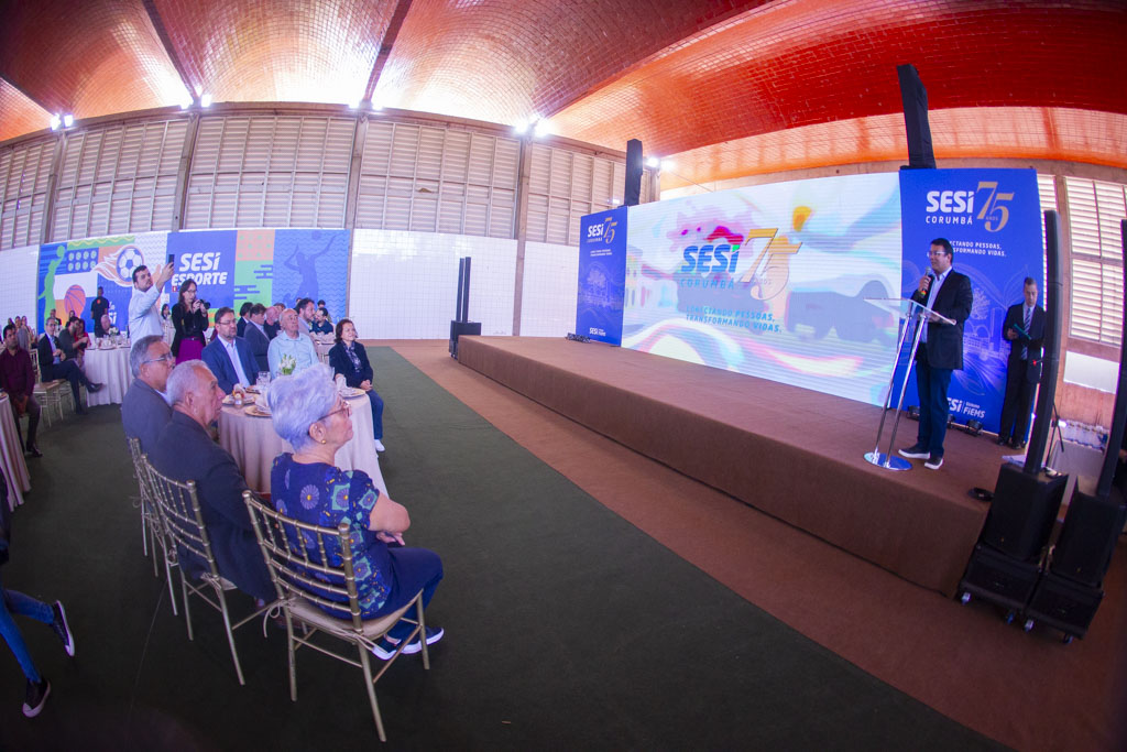 Prefeito destaca import&acirc;ncia do SESI durante comemora&ccedil;&atilde;o dos 75 anos em Corumb&aacute;