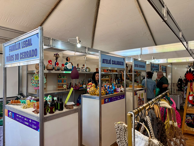 Hist&oacute;rias feitas &agrave; m&atilde;o: economia criativa transforma pavilh&atilde;o da FLIB em vitrine de arte, afeto e identidade local