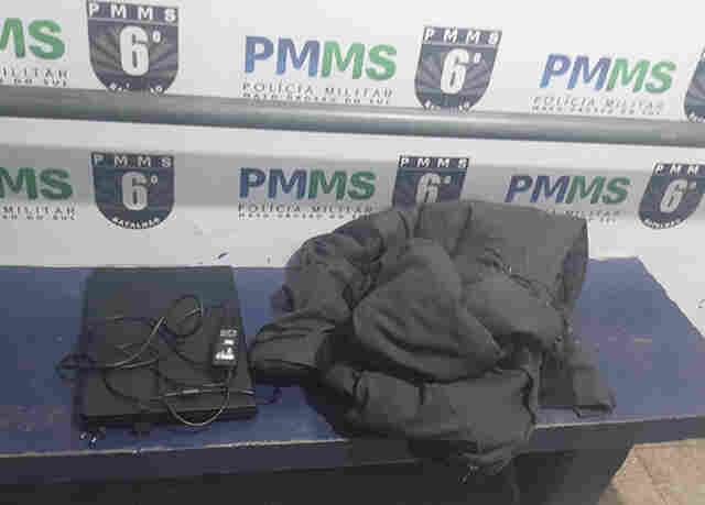 Pol&iacute;cia Militar recupera notebook furtado de empresa no bairro Tiradentes em Corumb&aacute;