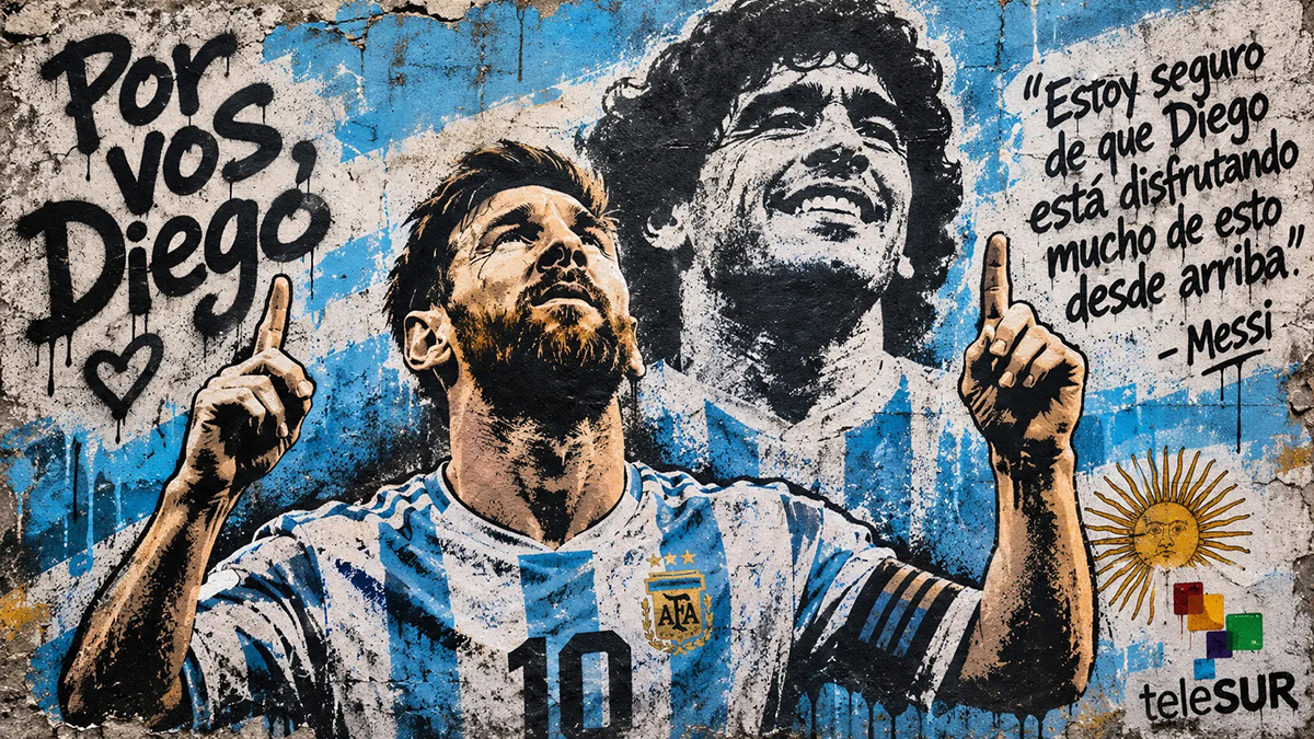 Messi dedica vitória sobre a Inglaterra a Maradona: “Tenho certeza de que Diego está comemorando isso lá de cima”