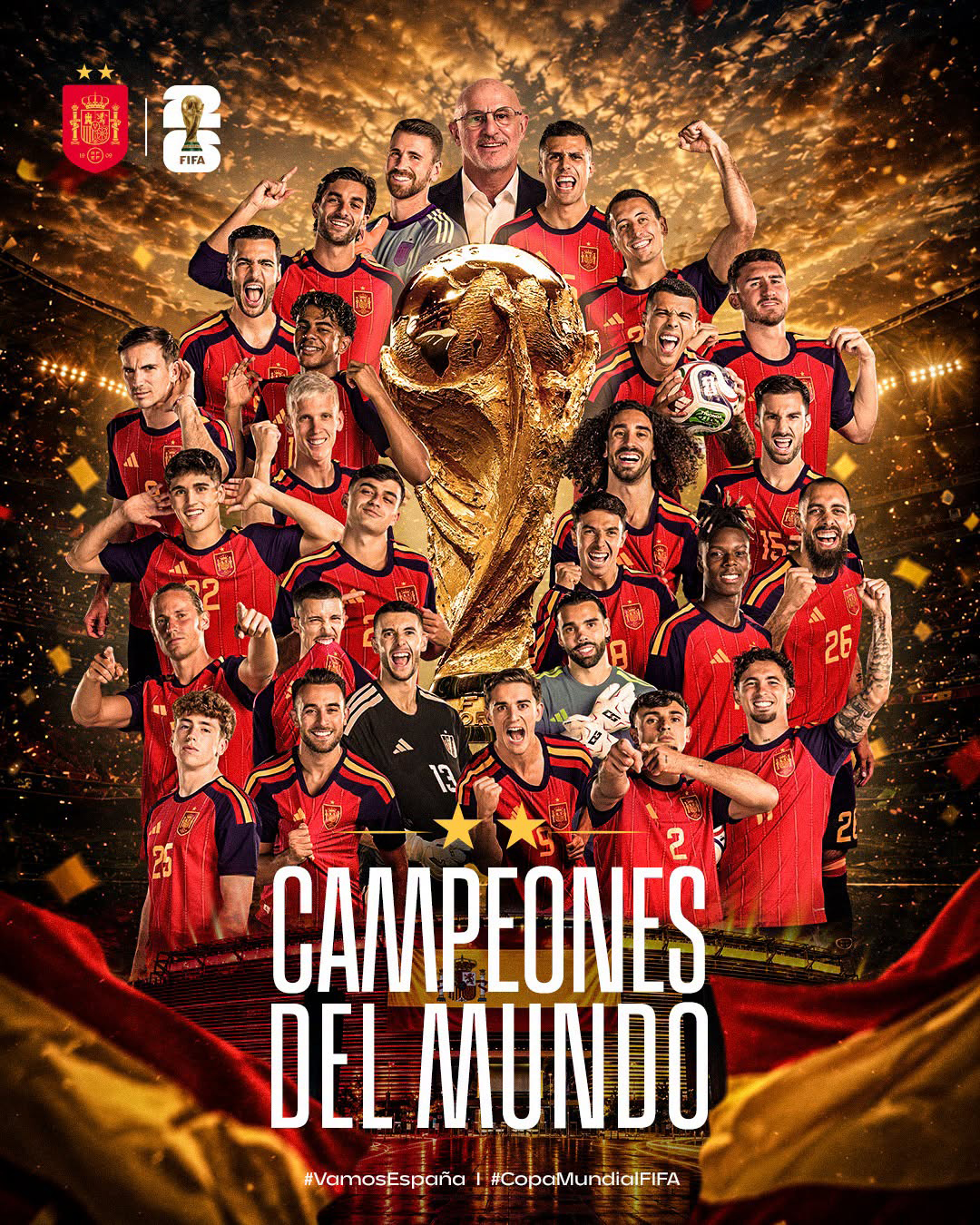 Espanha vence a Argentina e &eacute; bicampe&atilde; da Copa do Mundo
