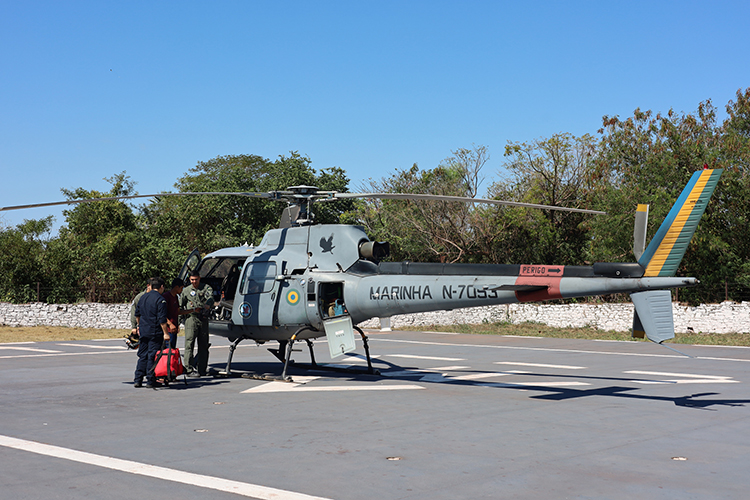 Comando do 6&ordm; Distrito Naval resgata v&iacute;tima de acidente com cavalo no Pantanal de Corumb&aacute;