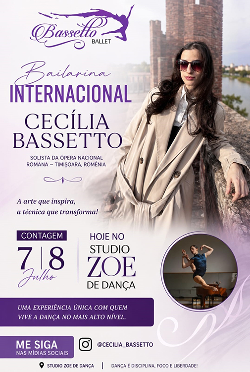 CEC&Iacute;LIA BASSETTO: TALENTO, DISCIPLINA E DEDICA&Ccedil;&Atilde;O &Agrave; ARTE DA DAN&Ccedil;A