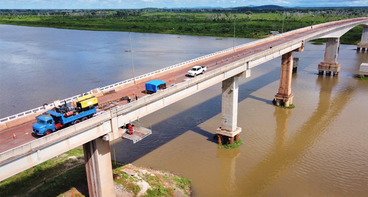 Corumbá: tráfego da ponte sobre o rio Paraguai, na BR-262, tem nova agenda de interdições