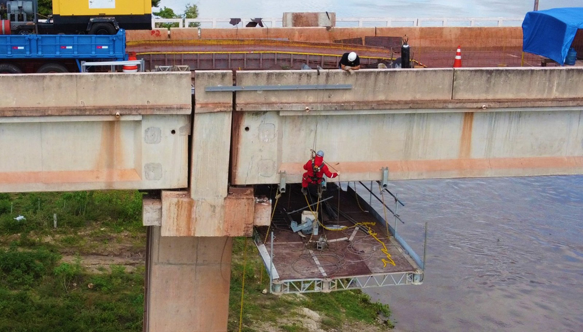 Corumbá: tráfego da ponte sobre o rio Paraguai, na BR-262, tem nova agenda de interdições