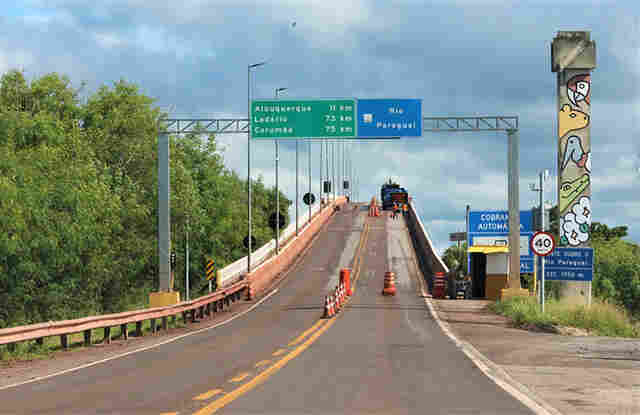 Corumb&aacute;: tr&aacute;fego da ponte sobre o rio Paraguai, na BR-262, tem nova agenda de interdi&ccedil;&otilde;es