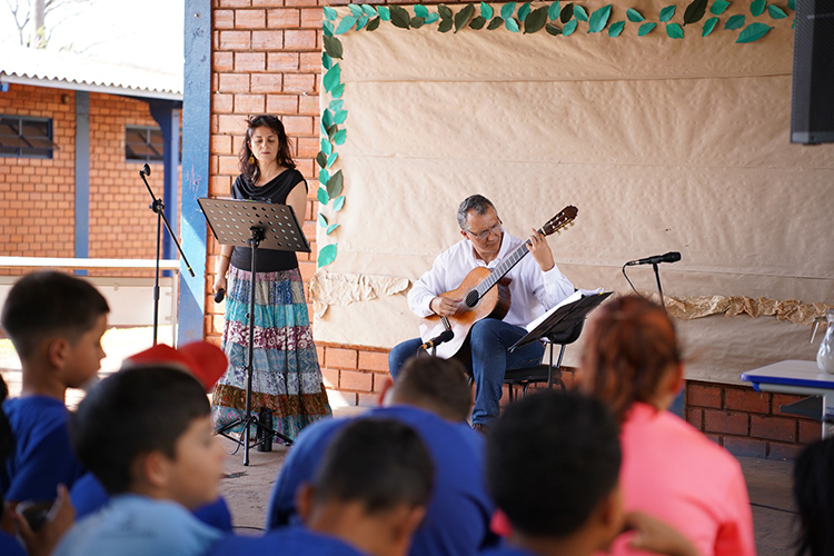 Entre o Rural e o Urbano leva m&uacute;sica e poesia a escolas p&uacute;blicas de Campo Grande