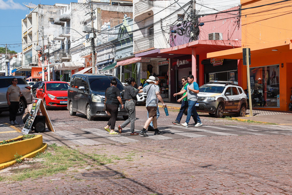 Dia do Pedestre motiva ação educativa sobre segurança no trânsito em Corumbá