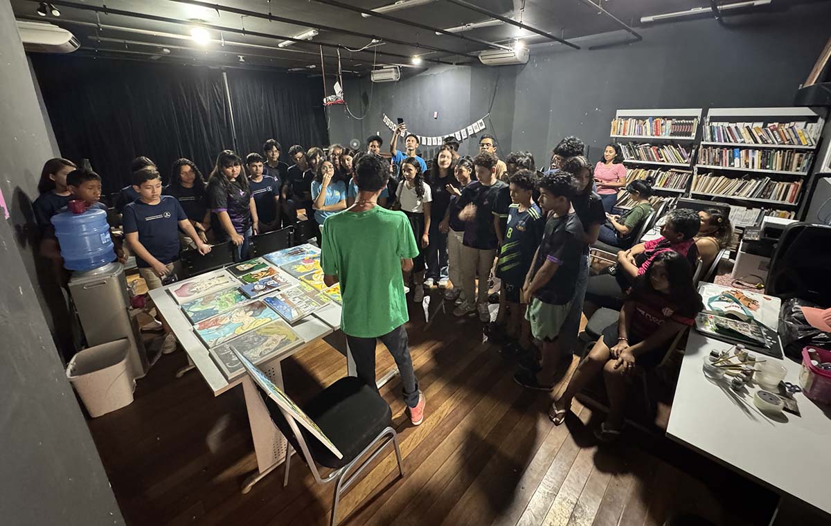 Semana Nacional do Patrimônio começa com oficina de pintura para jovens em Corumbá