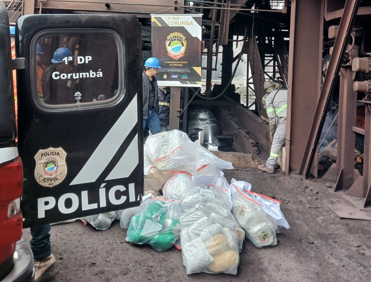 Polícia Civil incinera mais de meia tonelada de drogas em Corumbá