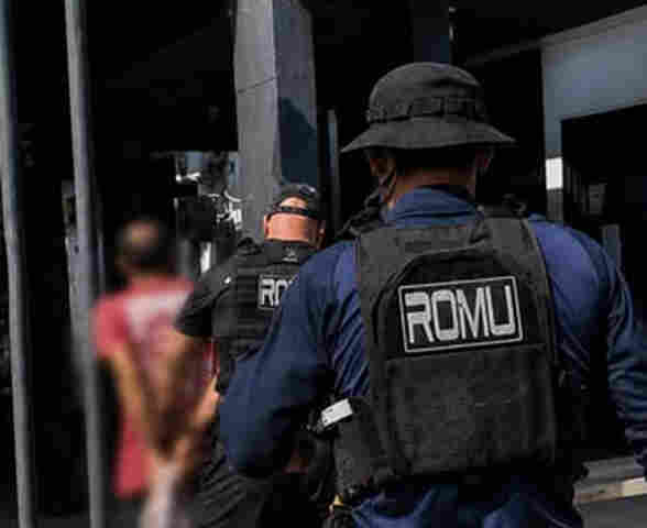 ROMU da GCM Corumb&aacute; recupera celular furtado e conduz suspeito &agrave; Pol&iacute;cia Civil