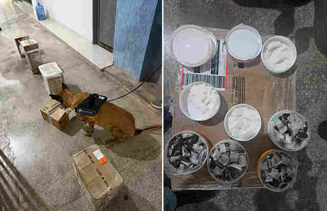 Receita Federal e Pol&iacute;cia Federal apreendem entorpecentes em centro de distribui&ccedil;&atilde;o de remessas em Corumb&aacute;