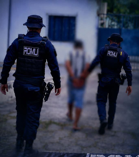 GCM atende ocorrência de violência doméstica, apreende duas armas de fogo e detém suspeito em Corumbá