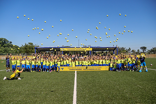 CBF e FFMS inauguram Centro de Desenvolvimento do Futebol de Mato Grosso do Sul