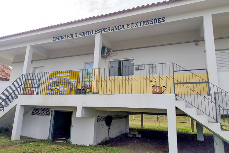 Escola de Porto Esperan&ccedil;a &eacute; reformada e ganha nova estrutura hidr&aacute;ulica