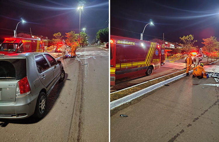 Mulher morre após ser atropelada na Avenida Rio Branco em Corumbá, corpo foi arrastado por 30 metros