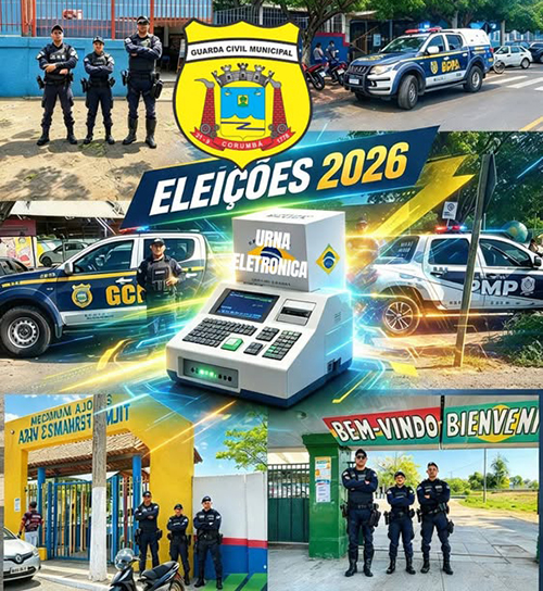 Guarda Civil de corumb&aacute; presta apoio &agrave; justi&ccedil;a eleitoral neste primeiro turno das elei&ccedil;&otilde;es 2026