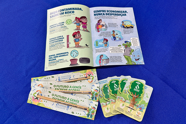 Oficina de plantio de sementes leva educa&ccedil;&atilde;o ambiental a alunos de Corumb&aacute;