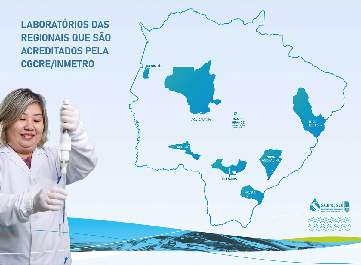 Sanesul amplia acredita&ccedil;&atilde;o de laborat&oacute;rio e refor&ccedil;a seguran&ccedil;a no controle da qualidade da &aacute;gua 