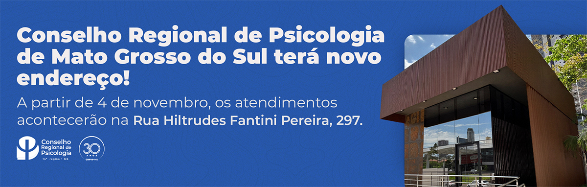 CRP14/MS inicia atendimento em nova sede no dia 4 de novembro