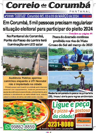 Edição Impressa Domingo, 03 de Março de 2024