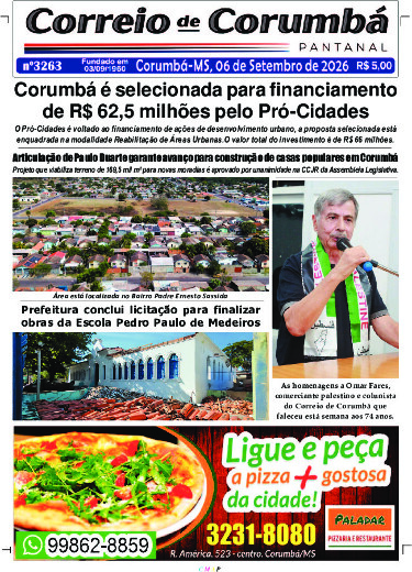 Edição Impressa Domingo, 06 de Setembro de 2026